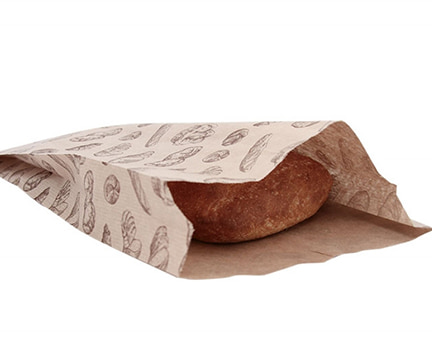 Пакет из крафт-бумаги для упаковки хлеба