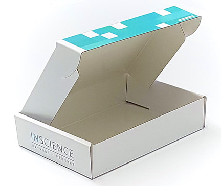 Коробка из МГК самосборная типа “шкатулка” с печатью