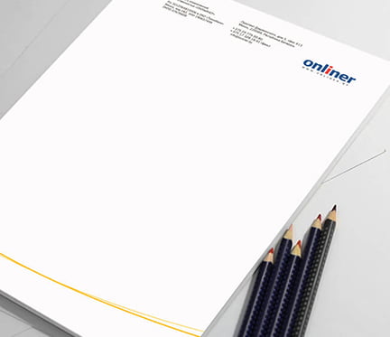 Печать фирменных бланков для офиса с логотипом
