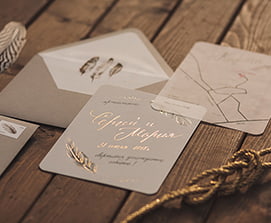 Свадебные открытки на заказ от компании СТЭП